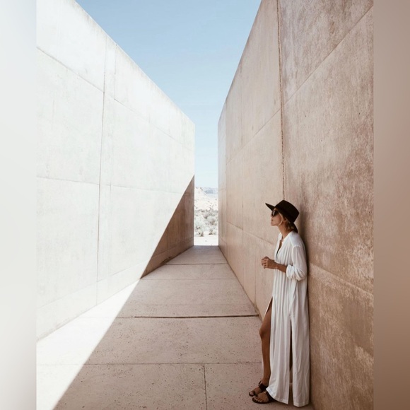 Summersalt white maxi cover up dress - Picture 1 of 6